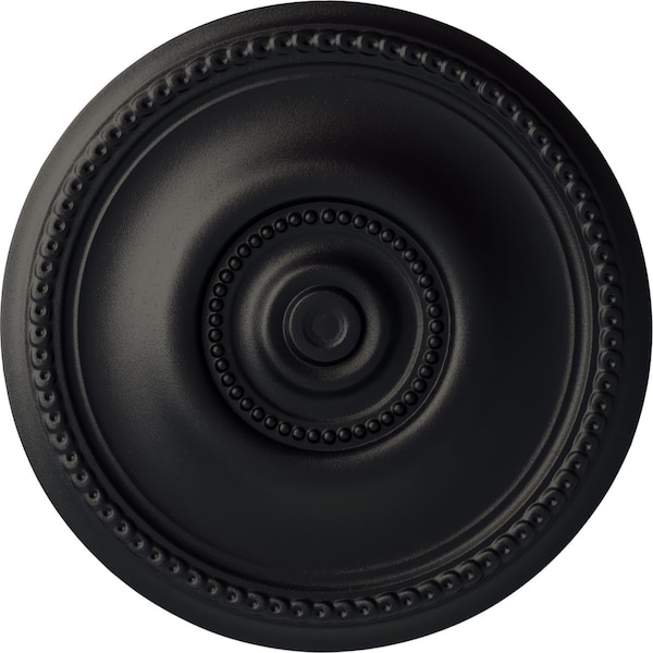 Ekena Millwork Raynor Ceiling Medallion (Fits Canopies up to 6"), Hand-Painted Steel Gray, 20 5/8"OD x 1 3/8"P CM20BESGS - main